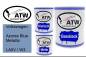 Preview: Volkswagen, Azores Blue Metallic, LA5V / W3: 1L Lackdose + 1L Klarlack + 500ml Härter - Set, von ATW Autoteile West.